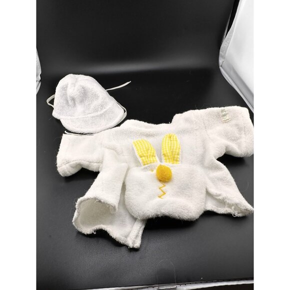 Cabbage Patch Kids Doll Preemie White Yellow Bunny Terry Cloth Boy Shirt Hat - Picture 8 of 16